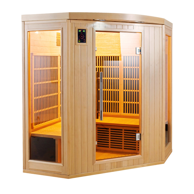 Kampinė infraraudonųjų spindulių sauna APOLLON 3/4